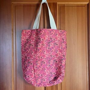 NWT Old Navy Floral Print Canvas Tote Bag